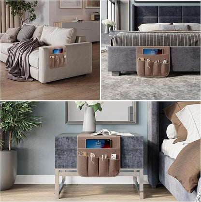 Armrest Organizer Non Slip Remote Control Holder Arm Chair Couch Caddy - Image 5