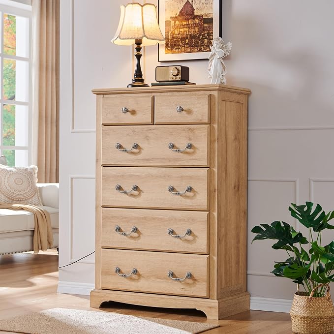 T4TREAM 6 Drawers Dresser Chests by T4TREAMFurniture