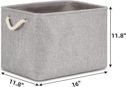 Bidtakay Grey Baskets Shelf Baskets - Image 7