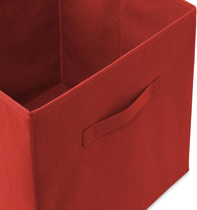 Casafield Set of 6 Collapsible Fabric Cube Storage Bins, Cubby Organizers & More - Image 3