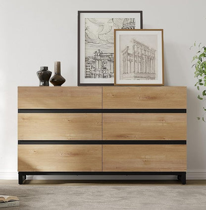 WAMPAT Dresser for Bedroom, Modern Wood Dresser by WAMPAT