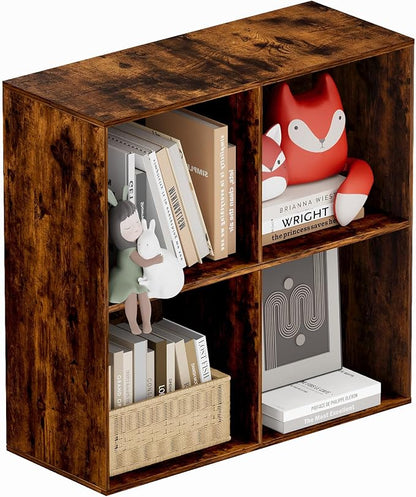 Book Shelf, Wooden Cube Storage Organizer by Unknown