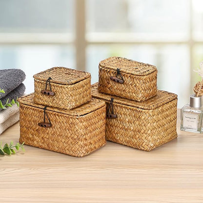 Hipiwe Seagrass Basket Key Holder Box - Image 8