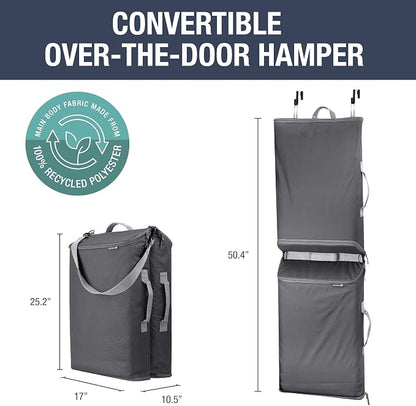 CleverMade Convertible Laundry Hamper Bag - Image 2