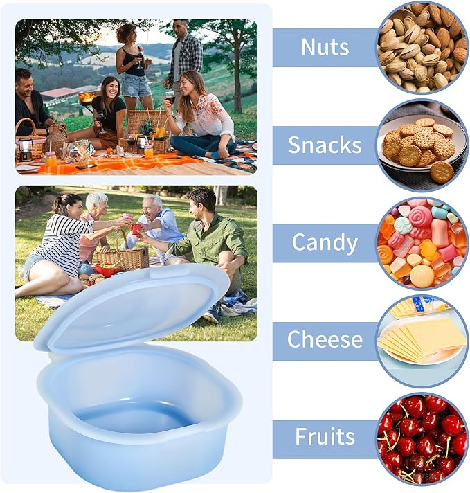Silicone Cheese Container for Refrigerator, Snack Food Storage Container Box - Image 7