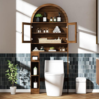 Arched Over The Toilet Storage Cabinet - Image 6