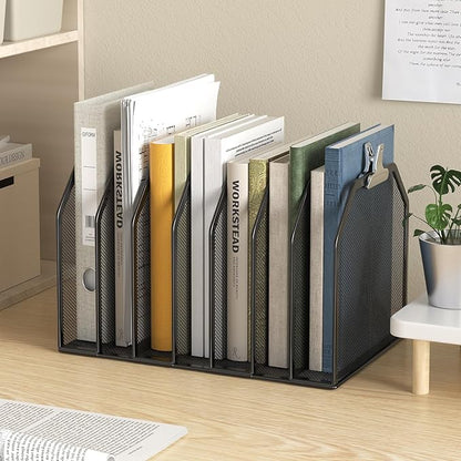 Metal 7-Section File Folder Organizer - Image 2