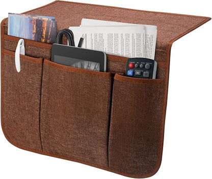 Bedside Caddy Bedside Storage Organizer Magazine Phone Tablet iPad Remote Holder by SYSOV