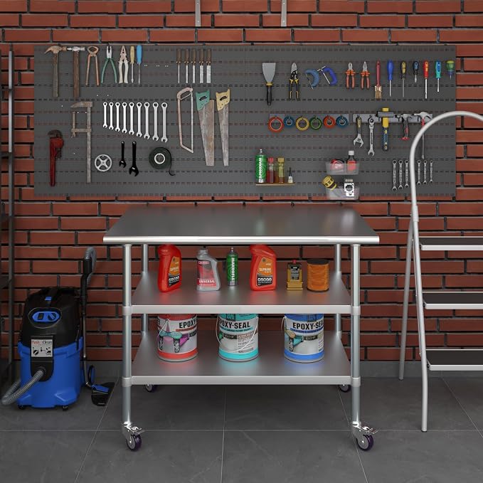 AmGood Stainless Steel Work Table - Image 8
