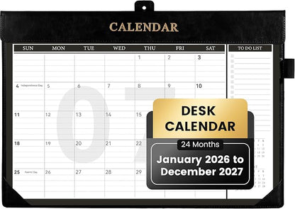 Yoment Desk Calendar 2026-2027, Jan 2026-Dec 2027, Large Desk Calendar by Yoment-Enjoyyourmoment