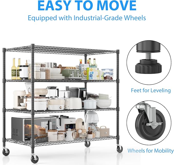Homdox Heavy Duty Metal Shelves - Image 5