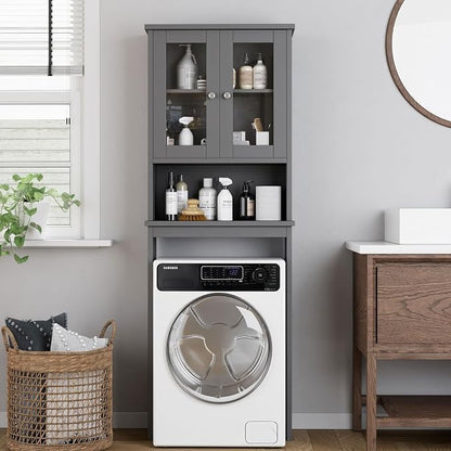Shintenchi Over the Toilet Storage Cabinet, Bathroom Shelf Organizer - Image 3