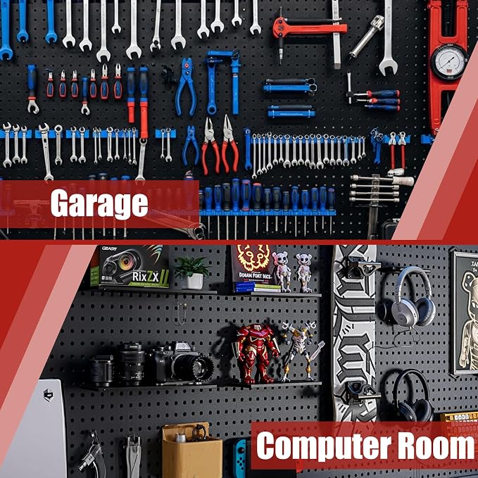 4 Pack Metal Pegboard Panels - Image 8