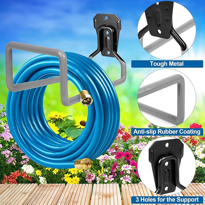 2PCS Water Hose Holder Wall Mount - Image 5
