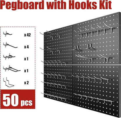 4 Pack Metal Pegboard Panels - Image 5