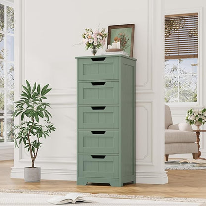 FOTOSOK Bathroom Cabinet, Bathroom Storage Cabinet - Image 3