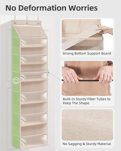 STORAGE MANIAC Over the Door Organizer Large Capacity Hanging Organizer - Image 3