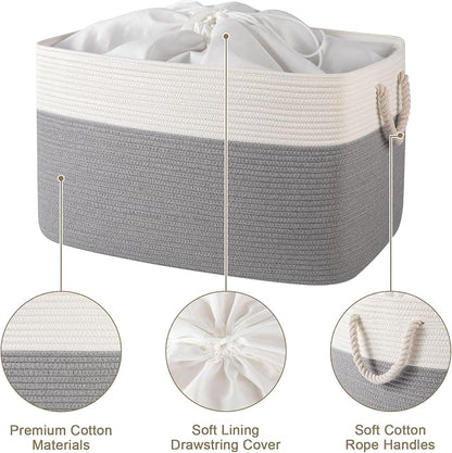 95L Extra Large Blanket Basket - Image 3