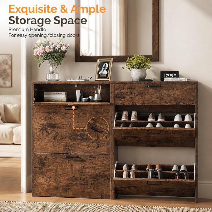 VINGLI Shoe Cabinet Storage for Entryway Ultra Slim - Image 9