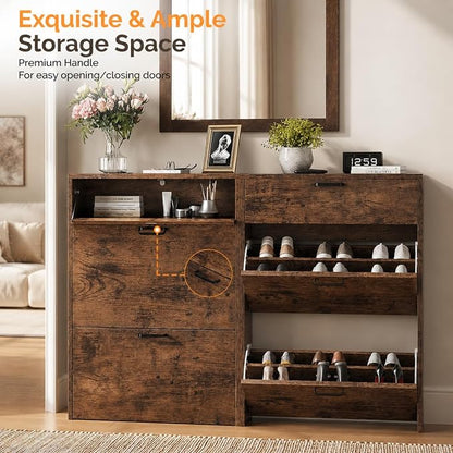 VINGLI Shoe Cabinet Storage for Entryway Ultra Slim - Image 9