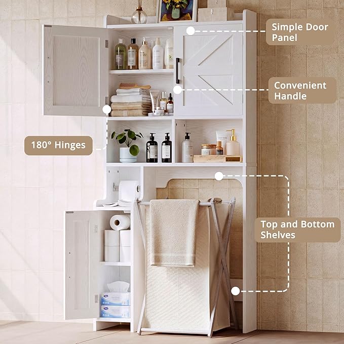 IRONCK 67 in Over The Toilet Storage Cabinet - Image 6