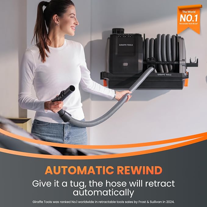 Giraffe Tools Grandstorm Retractable Vacuum - Image 3