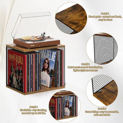 1 Cube Vinyl Record Storage Furniture - Image 8