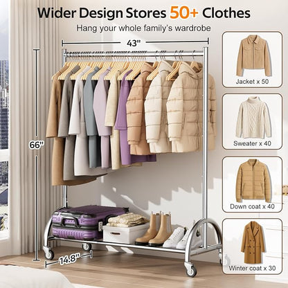 MISSLO Heavy Duty Clothing Rack - Image 3