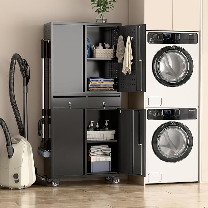 SUXXAN 71" Metal Garage Storage Cabinet - Image 8