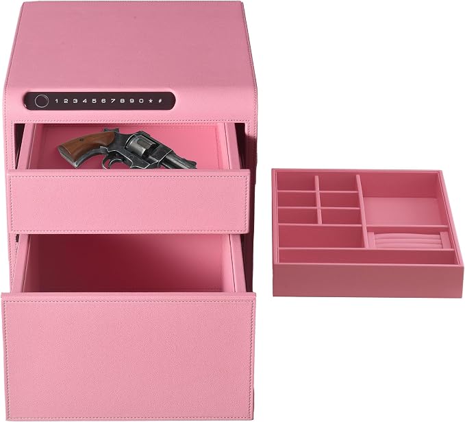 Biometric Fingerprint safe, Slide-Away Handgun Safe - Image 9