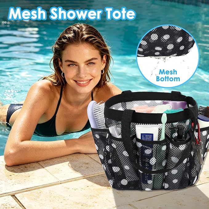 Fammart Mesh Shower Caddy Portable - Image 3