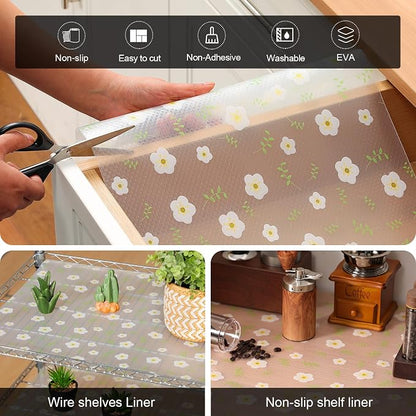 Cooyes Shelf Liner – Premium Non-Adhesive Cabinet & Drawer Liner - Image 4