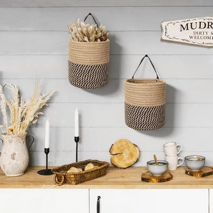 2 Pack Wall Basket, Small Hanging Baskets - Image 5