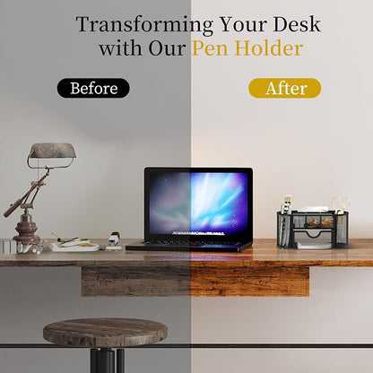 SUPEASY Mesh Desk Organizer, Desk Accessories & Workspace Organizers - Image 7