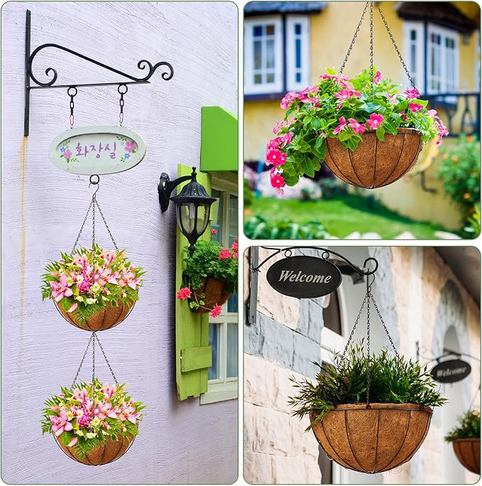 Rtteri 8 Pcs 12 Inch Hanging Baskets - Image 6