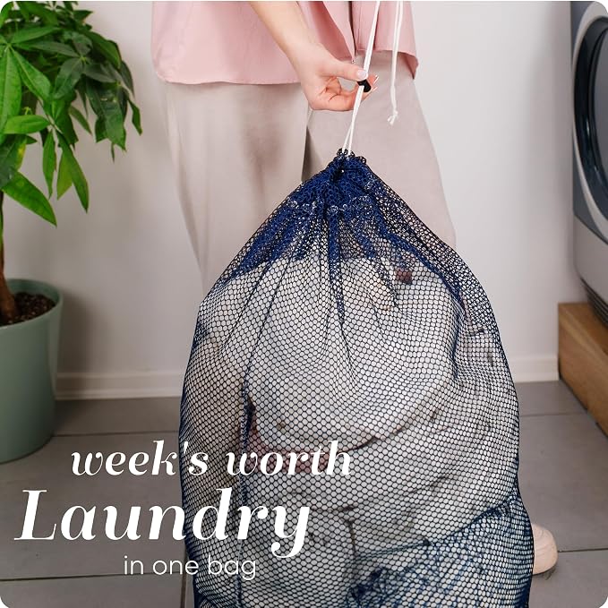 Handy Laundry Mesh Laundry Bags 2 Pack, XL 24x36 in, Heavy Duty Nylon | - Image 3