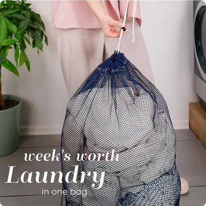 Handy Laundry Mesh Laundry Bags 2 Pack, XL 24x36 in, Heavy Duty Nylon | - Image 3