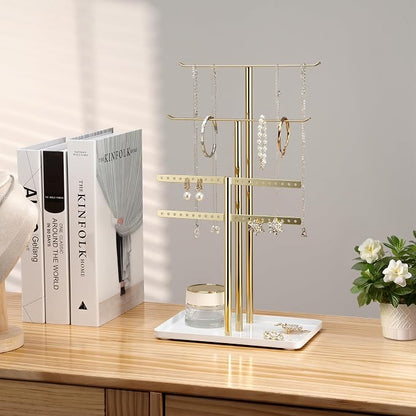 pickpiff Jewelry Stand Organizer Necklace Holder- 14.5" Sturdy Earring and - Image 6