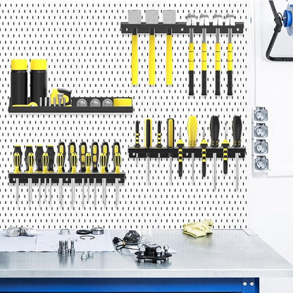 Wall Mount Screwdriver Organizer, Pliers Holder, Hammer Rack, Metal Storage - Image 6