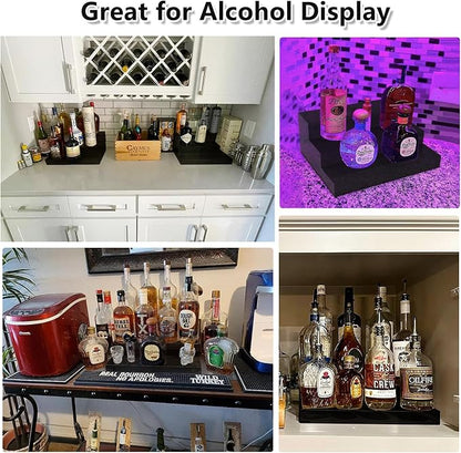 CHONOVO 3 Tier Liquor Bottle Display Shelf, Countertop Organizer - Image 4