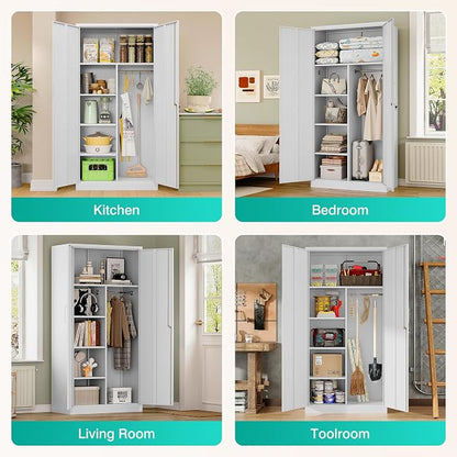 Wide & Deep Metal Storage Cabinet - Image 4