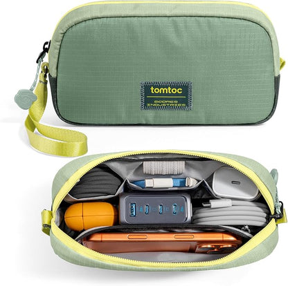 tomtoc Electronics Organizer Travel Case Performance, Cable Tech Pouch | Water by tomtoc