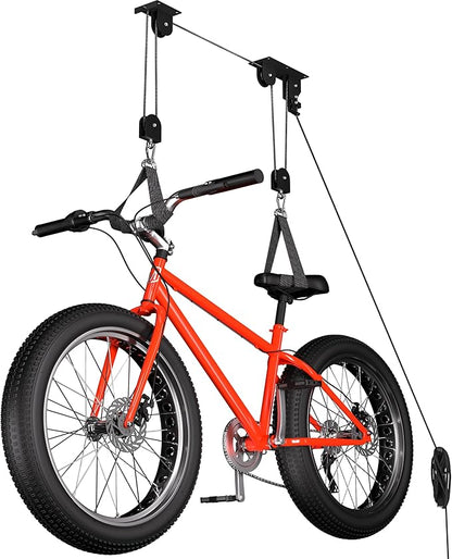 Bike Hoist, Heavy Duty Ebike Lift Pulley System by TRUSOON