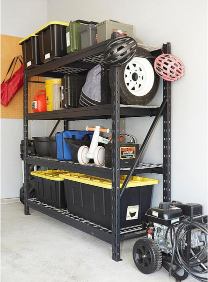 Ironton 4-Tier Storage Shelving, 77in.W x 72in.H x 24in.D - Image 6
