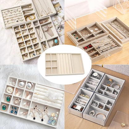Velvet Jewelry Organizer Tray - Image 5