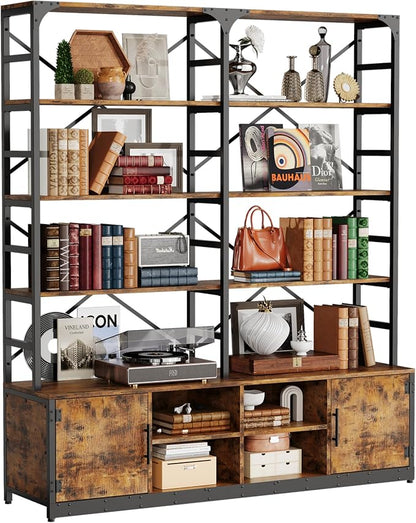 IRONCK Bookshelves 6 Tiers 73.1 inch Tall Industrial Bookshelf by IRONCK