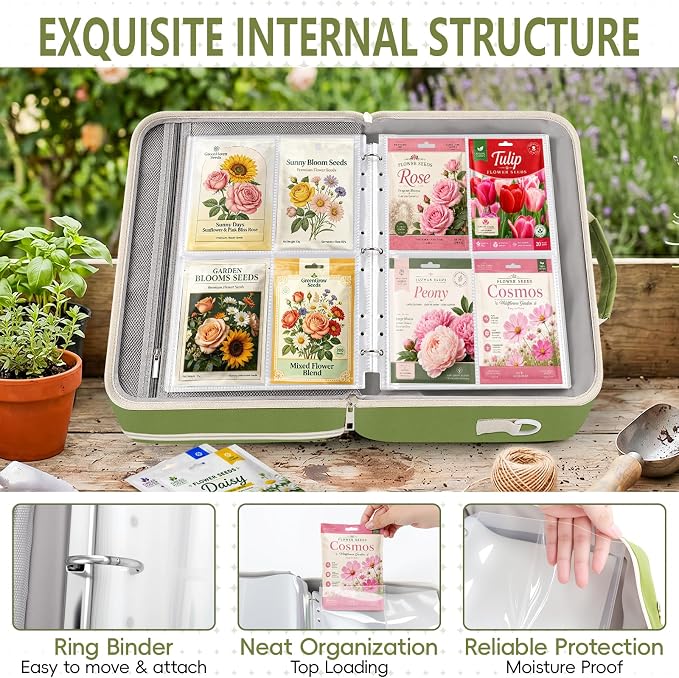 Seed Storage Organizer Binder, Seed Holder Organizer - Image 2