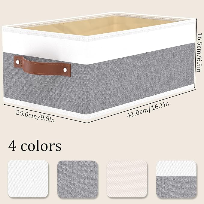 OUTBROS Storage Bins, Foldable Storage Baskets - Image 4