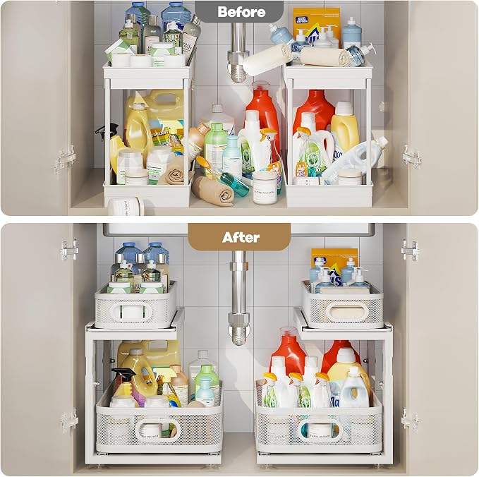 2 Pack Under Sink Organizer - Image 6