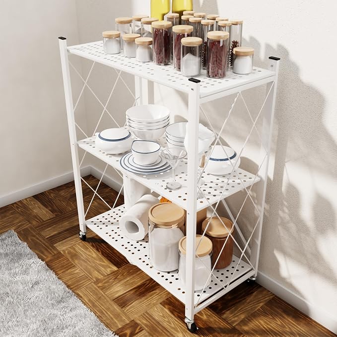 3 Tier Foldable Storage Shelf - Image 2